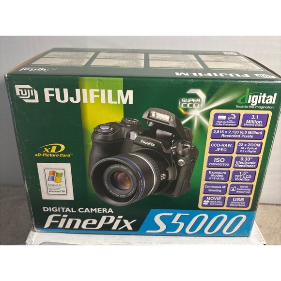 Fujifilm FinePix S5000 Digital Camera Kit W/ Manual Software & Accessories READ - Picture 7 of 16